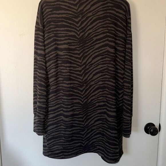 Sanctuary Nordstrom Tiger Stripe Animal Print Cardigan Duster Sweaterโ Small - Picture 6 of 8